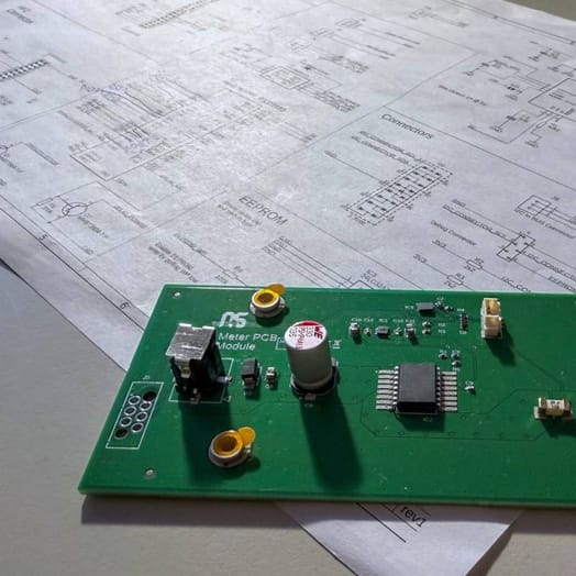 Hardware prototype on the workbench